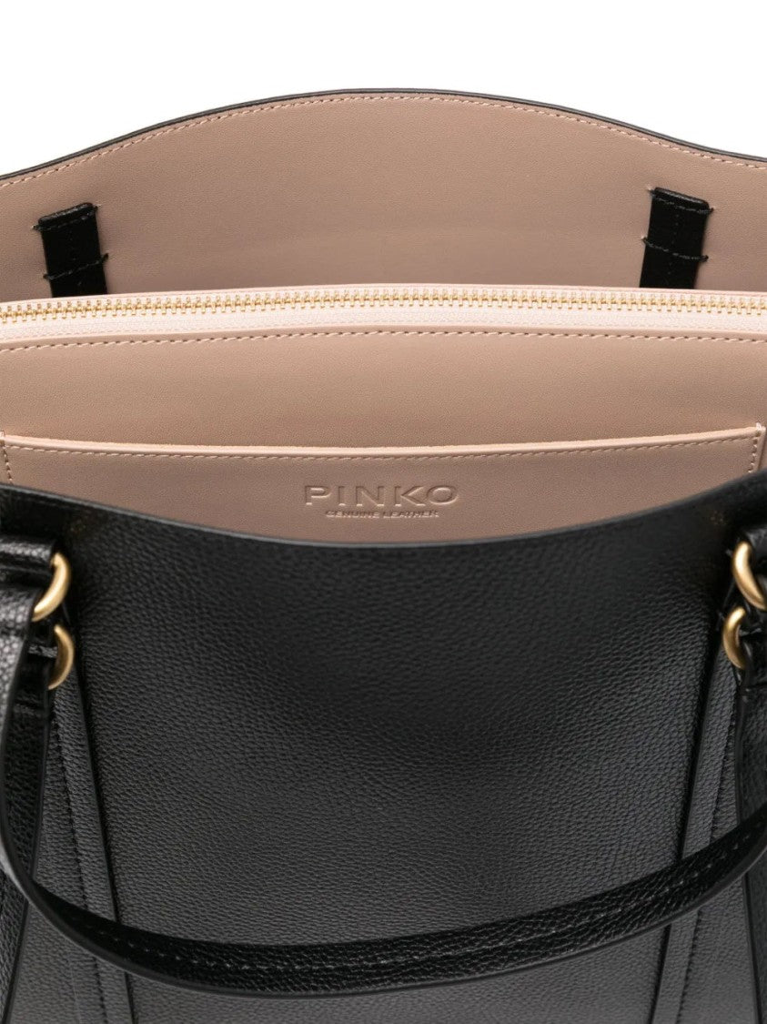 Pinko Large Tumbled Shopper Bag