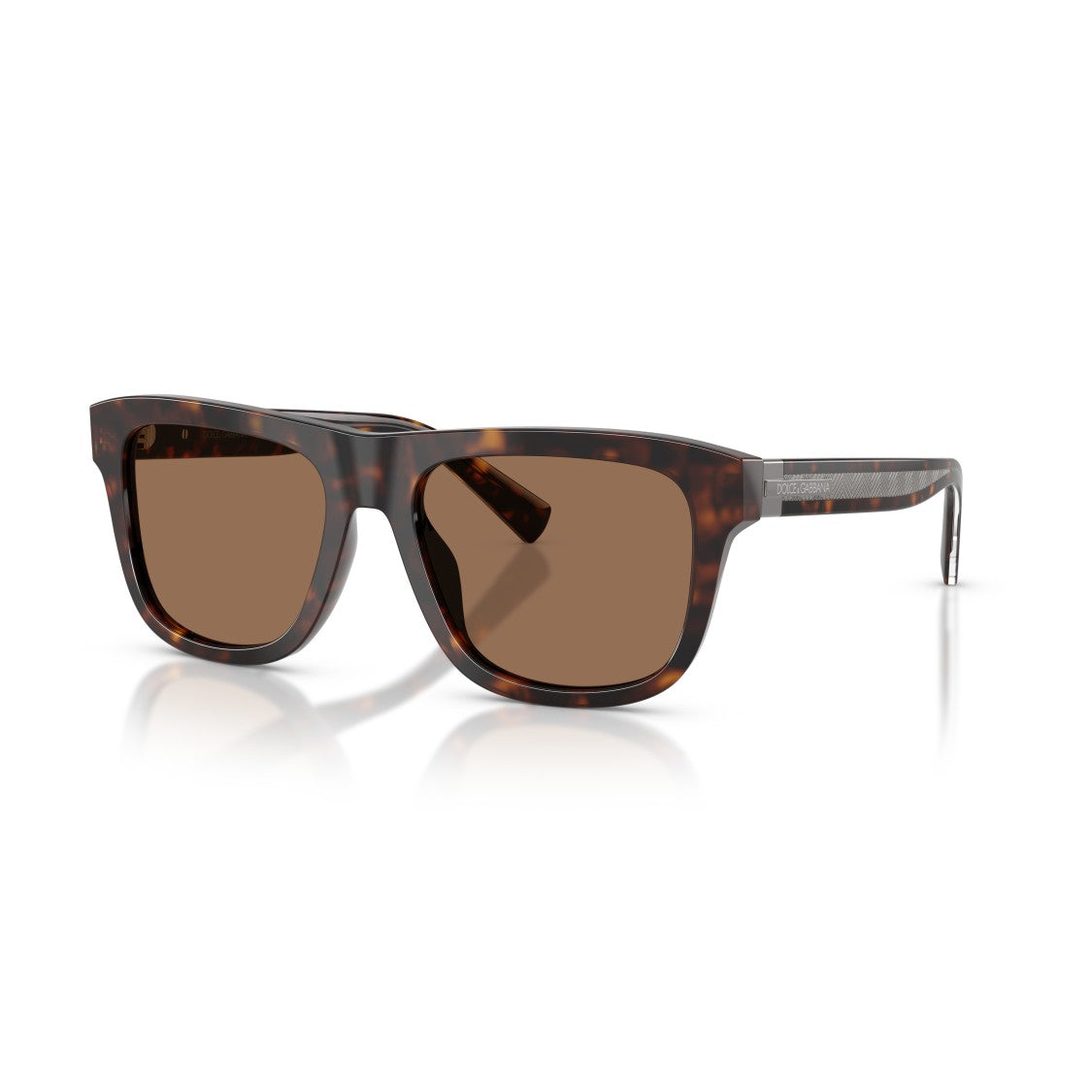 Dolce & Gabbana 0Dg4545 Rectangular Tortoiseshell Sunglasses