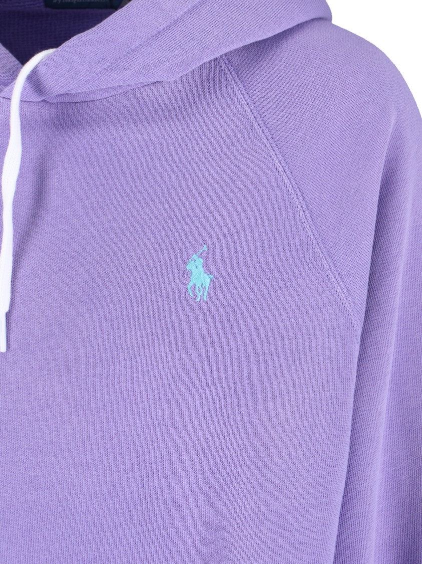 Polo Ralph Lauren Logo Hoodie – Purple