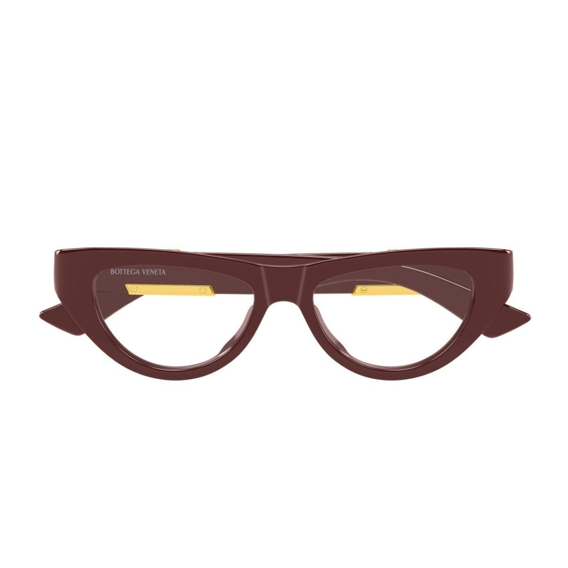 Bottega Veneta Bordeaux Ribbon Bio-Acetate Cat-Eye Sunglasses