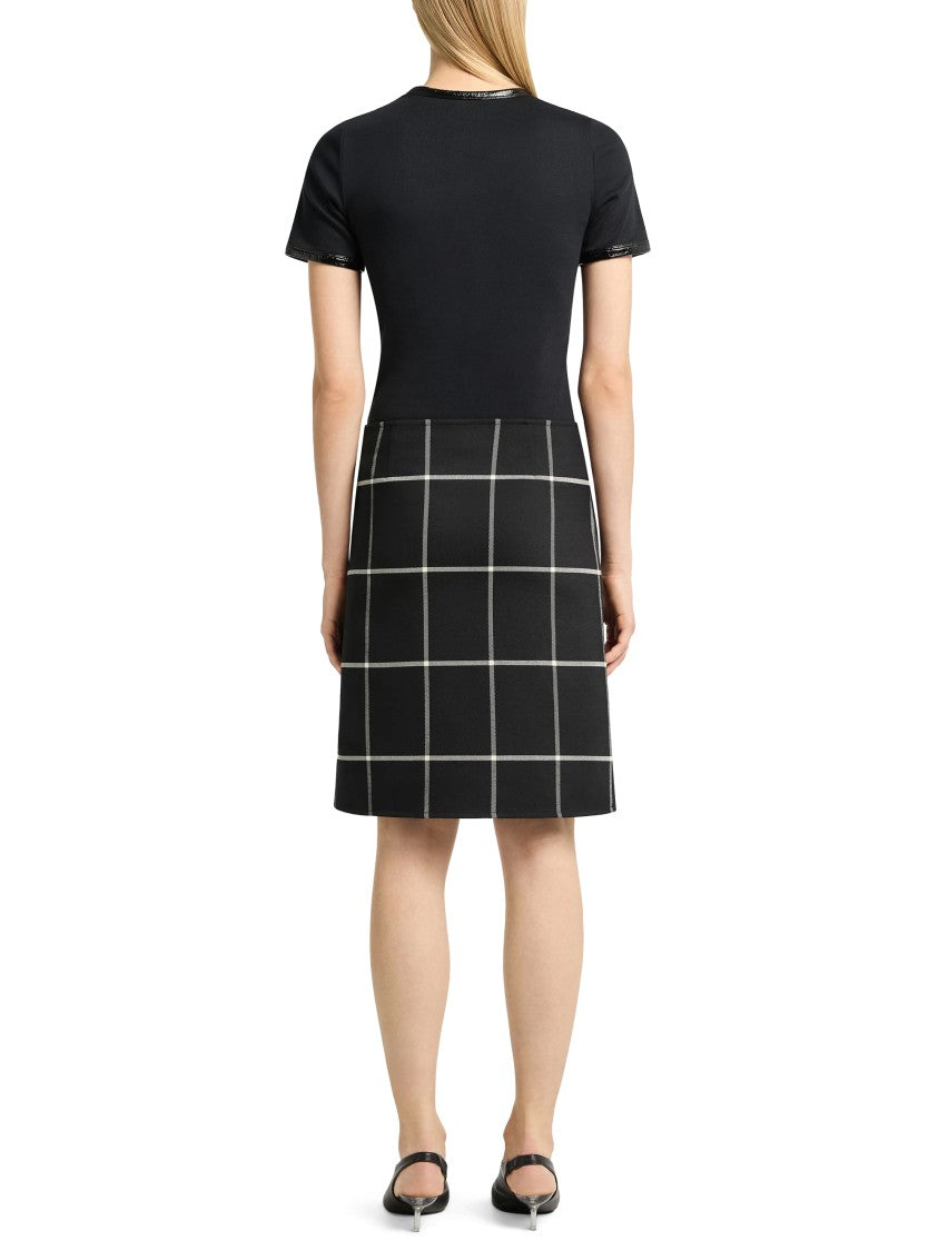 Courrèges Vinyl Trim Black Short-Sleeve T-Shirt