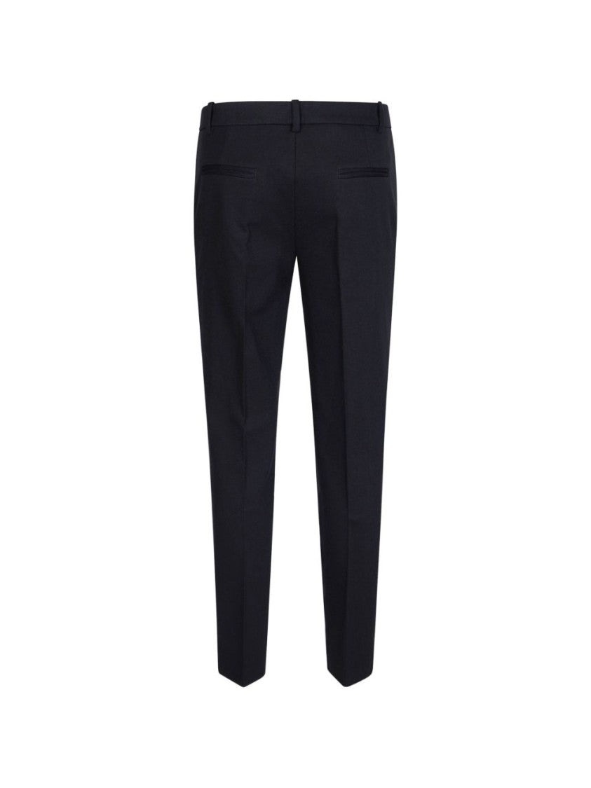 Pinko Black Tapered Defined Structure Slim Tailored Pants