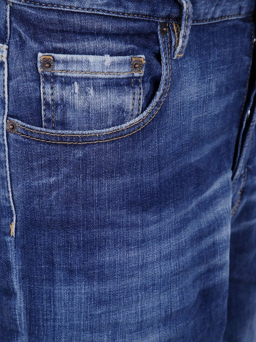 Dsquared2 Blue Cotton Five Pocket Denim Jeans