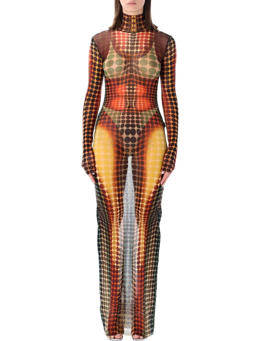 Jean Paul Gaultier Dots Re-Edition Long Dress