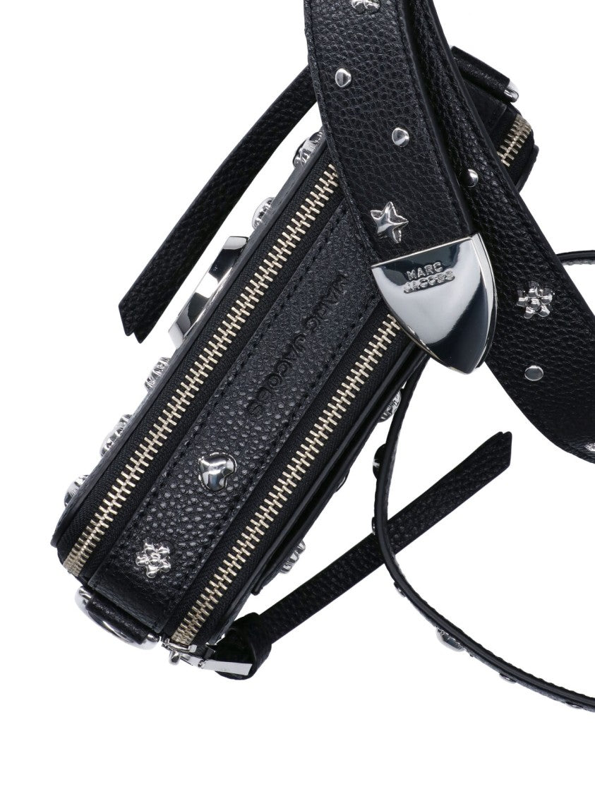 Marc Jacobs Black The Snapshot Calf Leather Bag