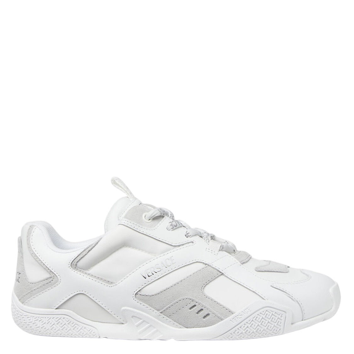 Versace Panel Design Sneakers With Greek Motif