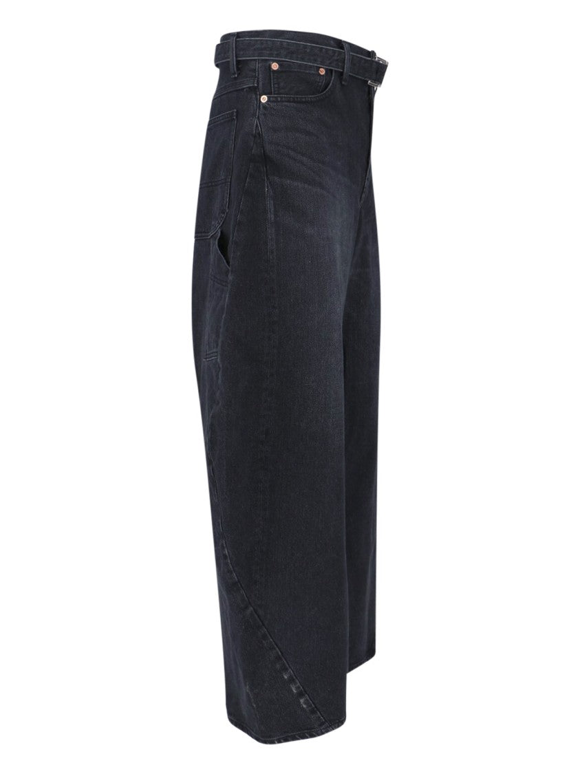 Sacai Barrel Jeans – Black