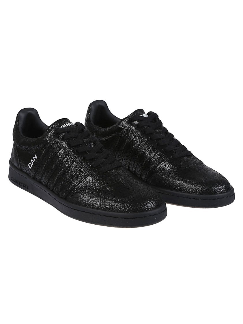 Dsquared2 Boxer Lace-Up Calf Leather Sneakers