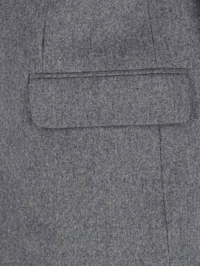 Ami Paris Tailored Wool Blazer With Notch Lapel