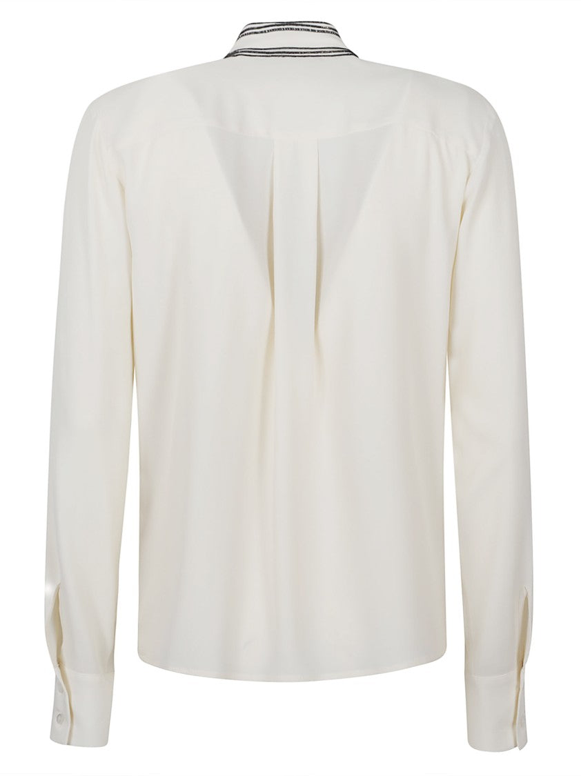 Fabiana Filippi Wash Silk Crêpe De Chine Shirt