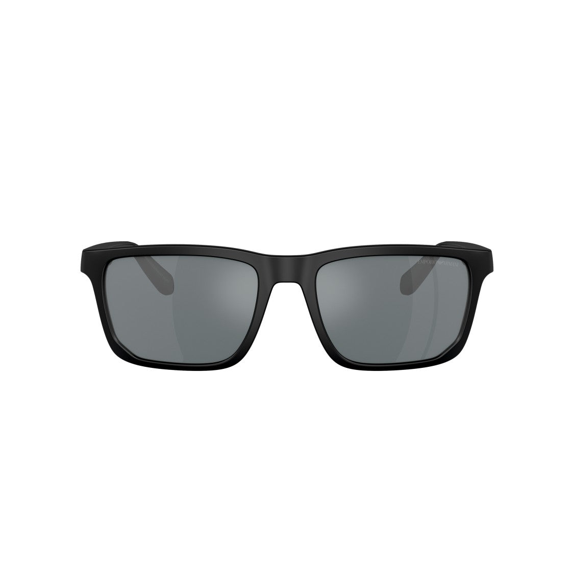Emporio Armani 0Ea4219 Rectangular Matte Black Sunglasses With Durable Arms