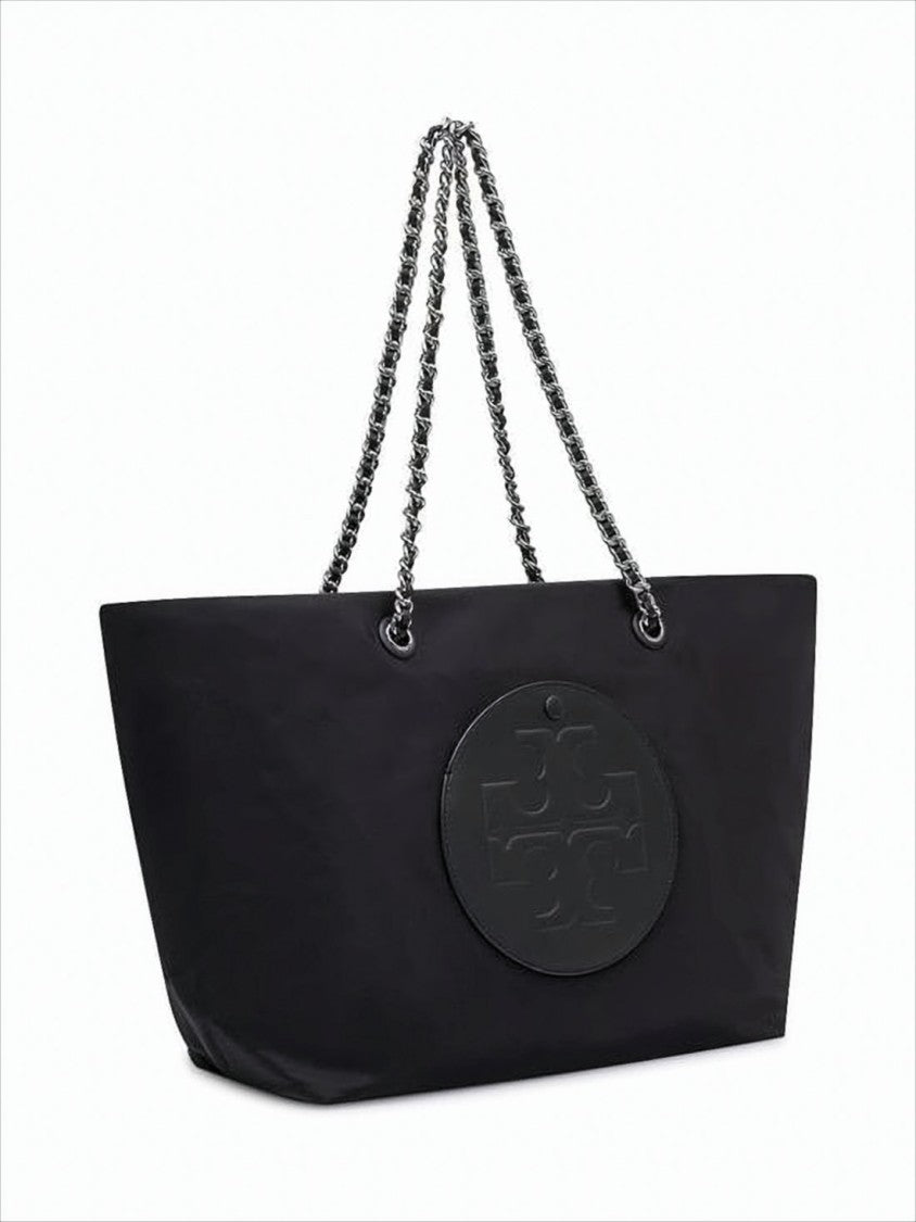 Tory Burch Nylon Shoulder Bag With Embossed Logo