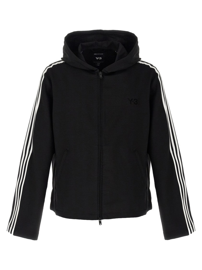 Y-3 ' 3-Stripes' Hoodie