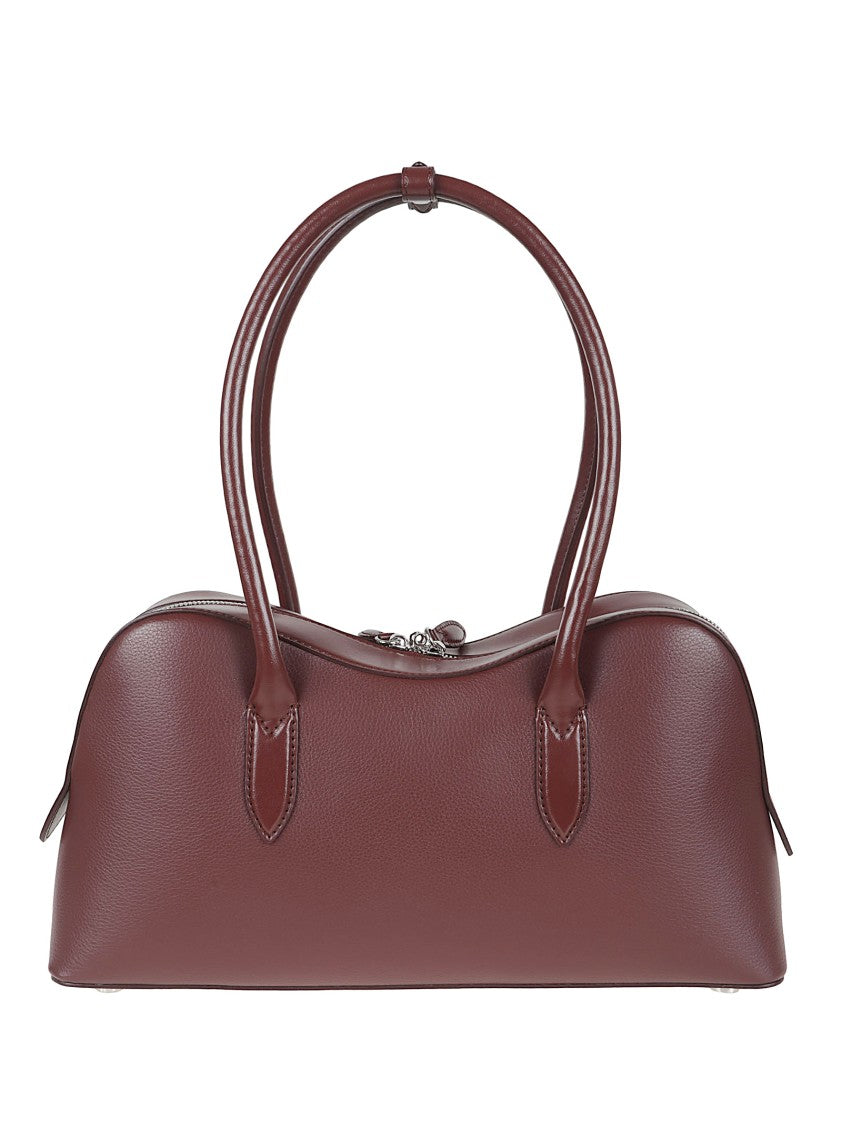 Stella Mccartney Elongated Burgundy Shoulder Bag