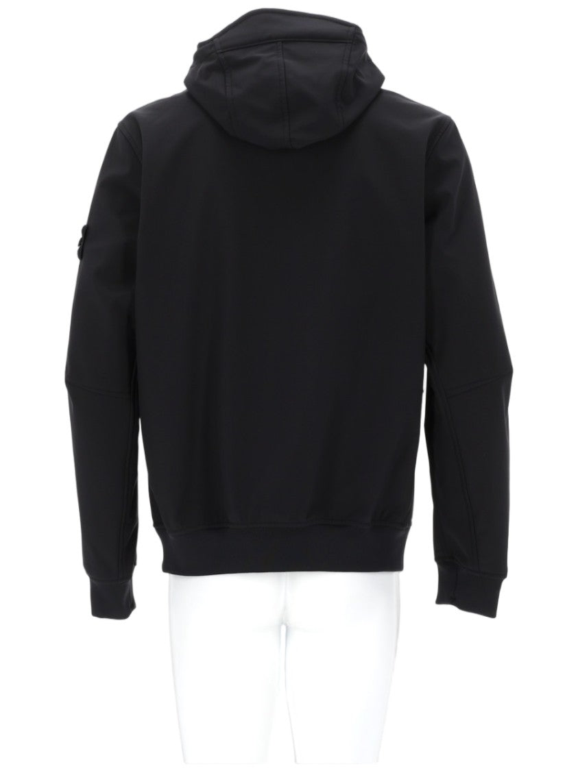 Stone Island Two-Layer Technical Fabric Hooded Jacket