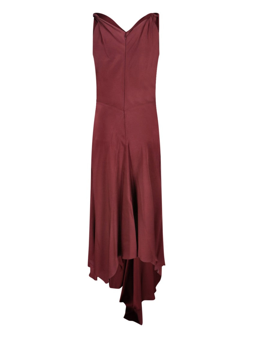 Victoria Beckham Midi Dress 'Posy' With Braided Straps