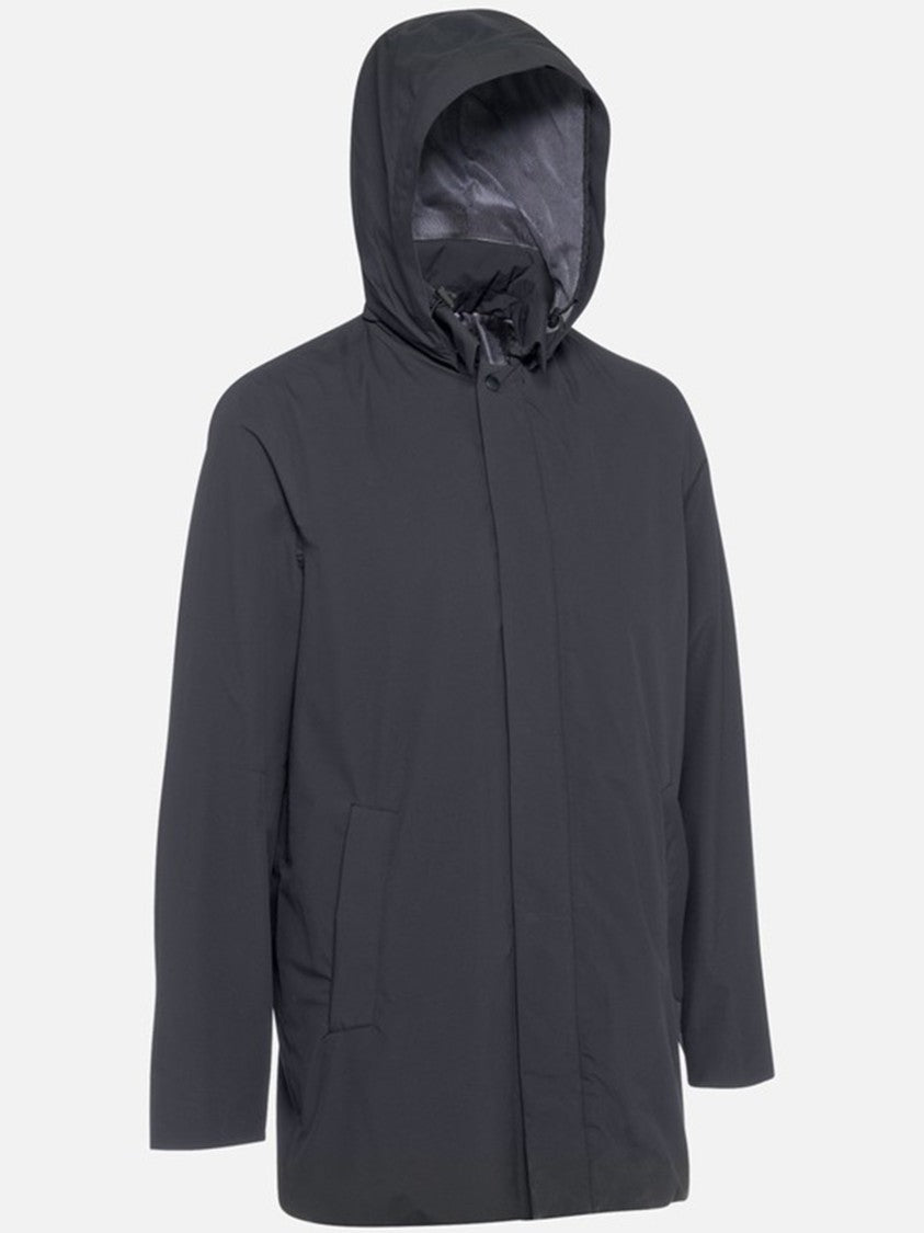 Geox Doray Matte Finish Hooded Men's Jacket