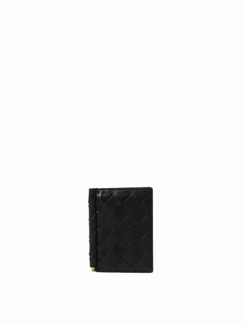 Bottega Veneta Compact Wallet With Signature Woven Leather Design