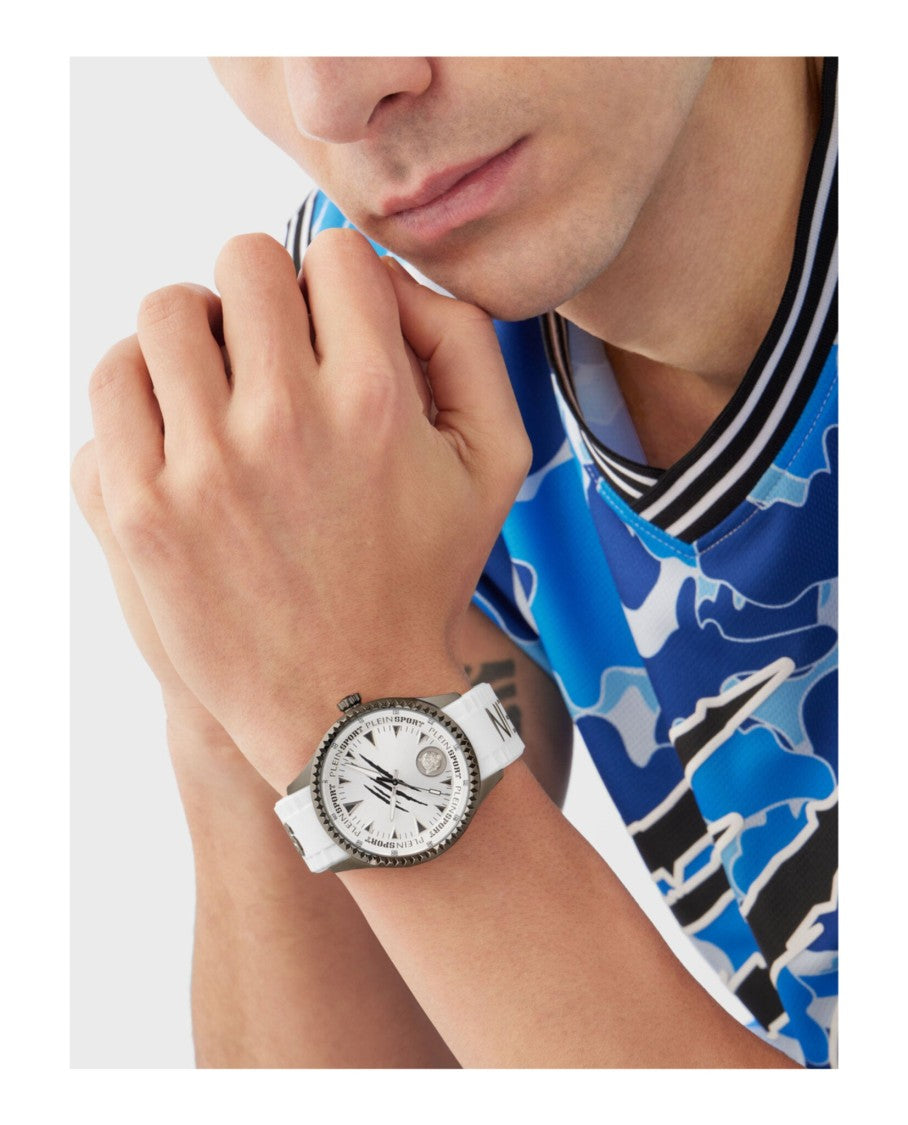 Plein Sport 3-Hand Quartz Movement Watch With Ip Gunmetal Case