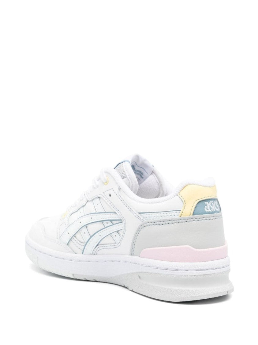Asics Calf Leather Ex89 Sneakers With Perforated Toebox