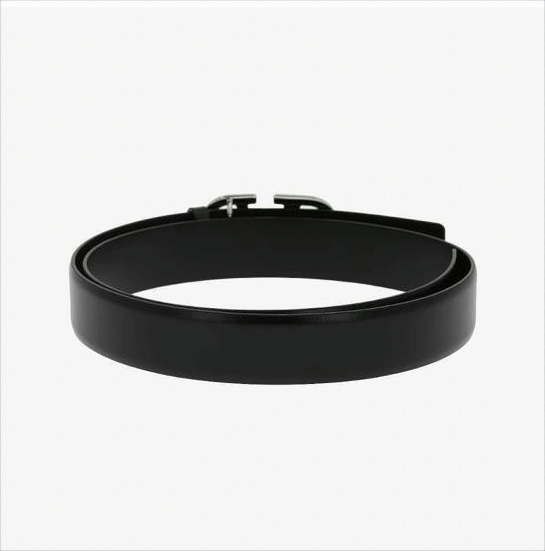 Valentino Garavani Black Leather Belt