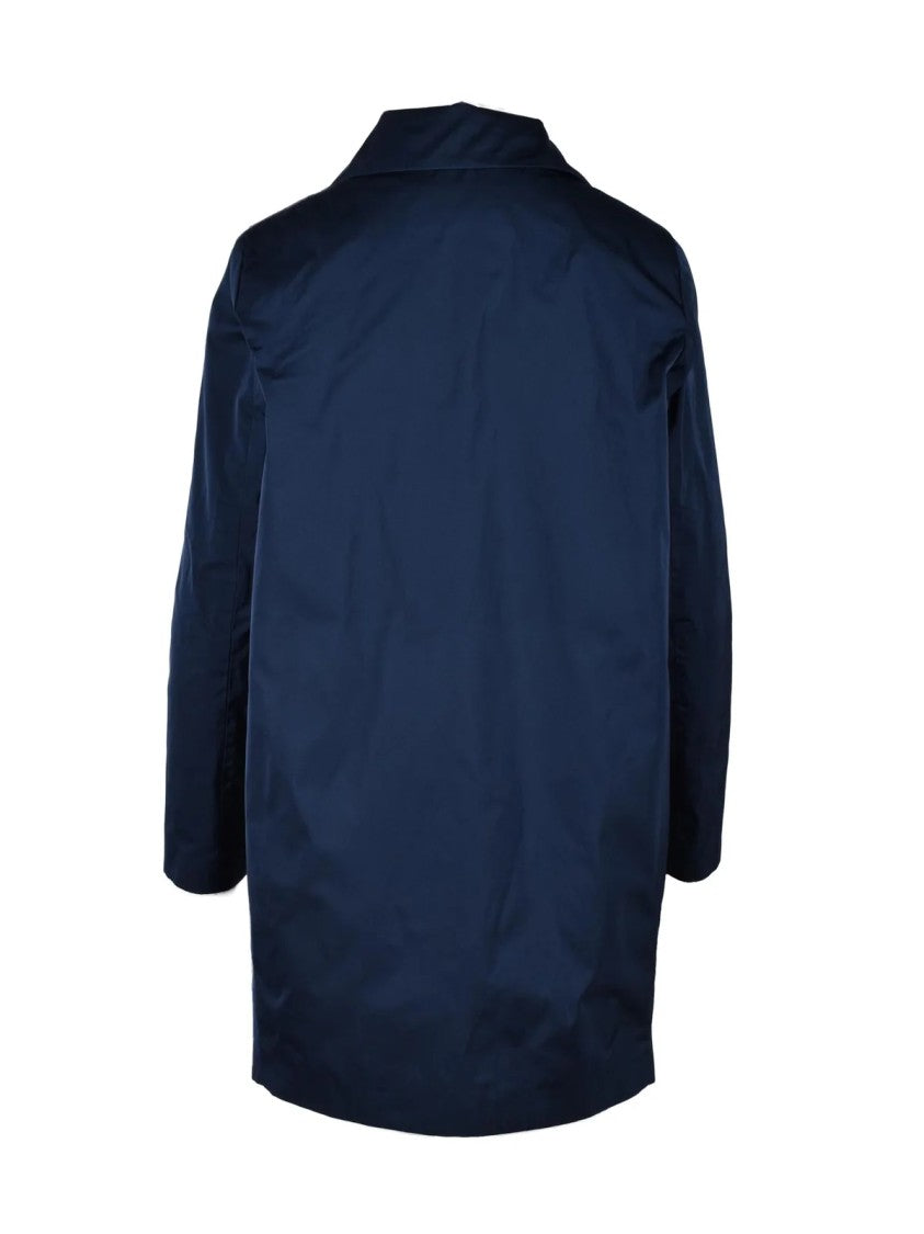 Annie P. Blue Polyester Coat