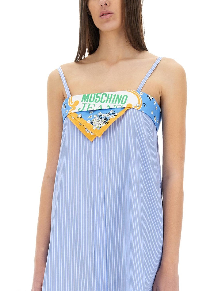 Moschino Patchwork Cotton Dress