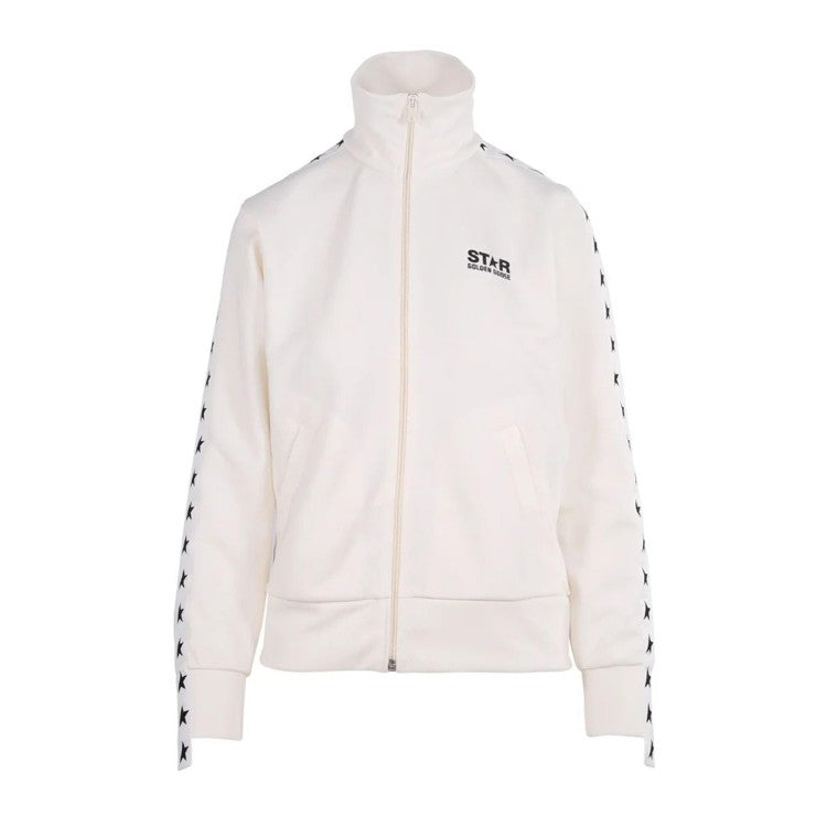 Golden Goose Zipped Track Jacket With Star-Patterned Accents
