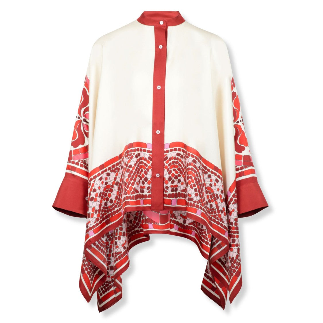 La Double J Intricate Patterned Foulard Shirt
