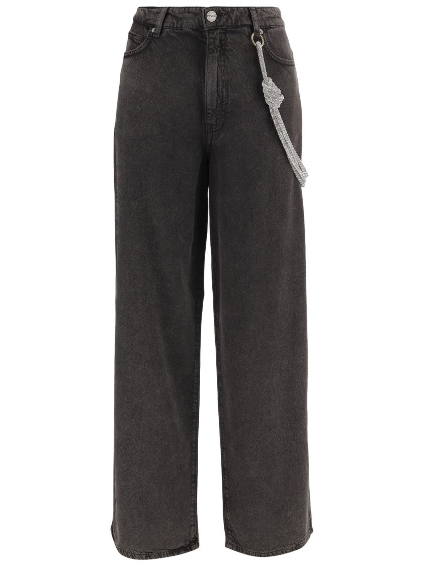 Pinko Lauryn Lyocell And Cotton Trousers