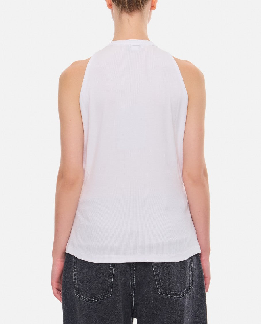 Alexander Mcqueen Cut And Sew Cotton Top
