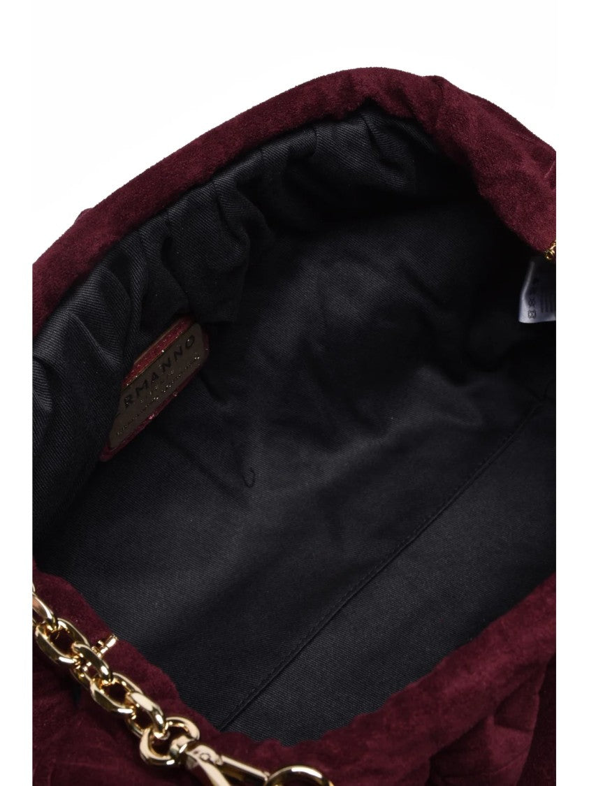 Ermanno Firenze Valentina Handbag With Textured Surface And Gold-Tone Details