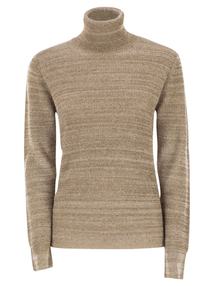 Fabiana Filippi Platinum Yarn Turtleneck