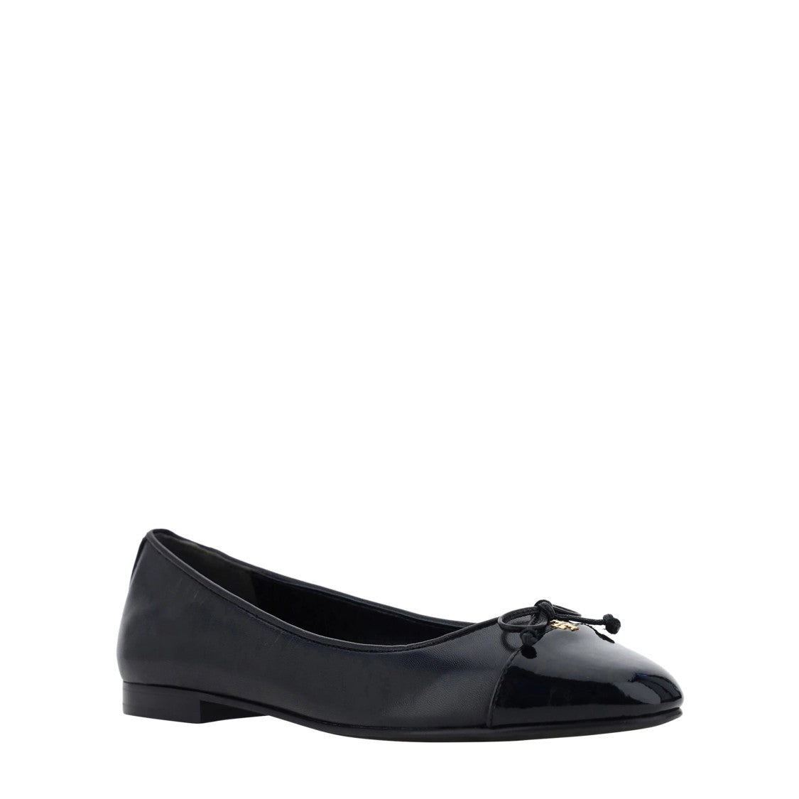 Tory Burch Cap-Toe Ballet Flats With Glossy Detailing
