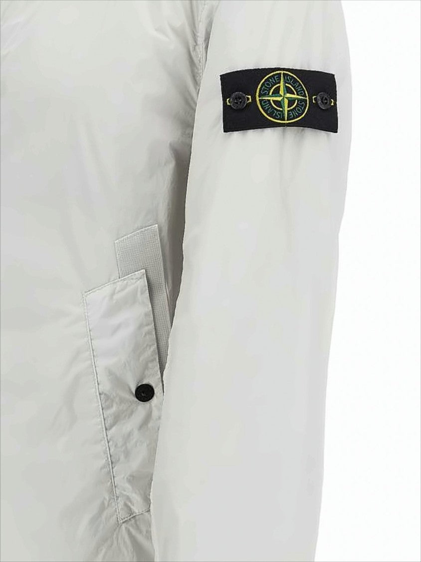 Stone Island Relaxed-Fit Nylon Jacket With Adjustable Hood