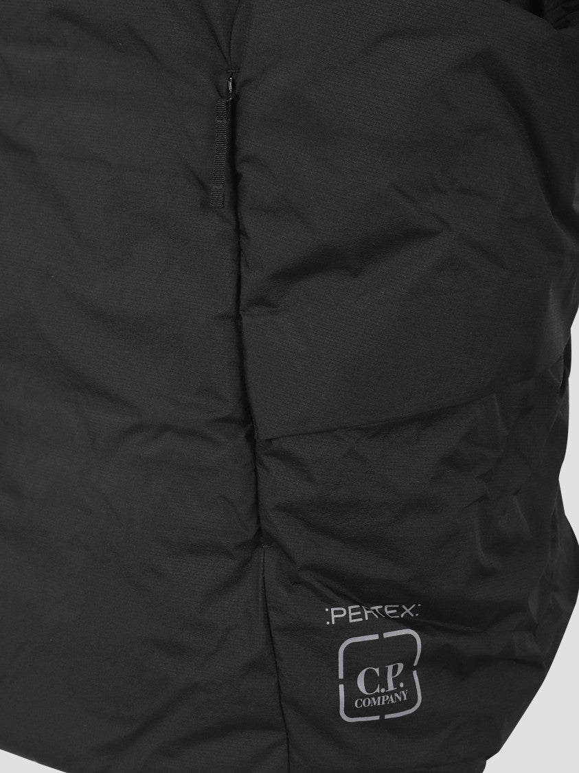 C.P. Company Sleeveless Padded Vest With High Collar