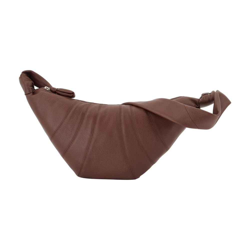 Lemaire Medium Croissant Crossbody - Leather - Brown