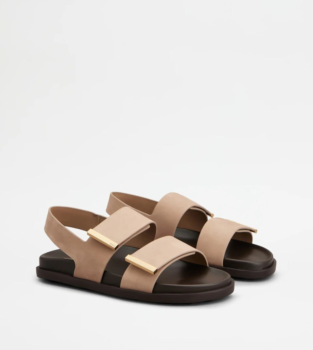 Tod's Footbed+Gomma 68K Strap Sandals
