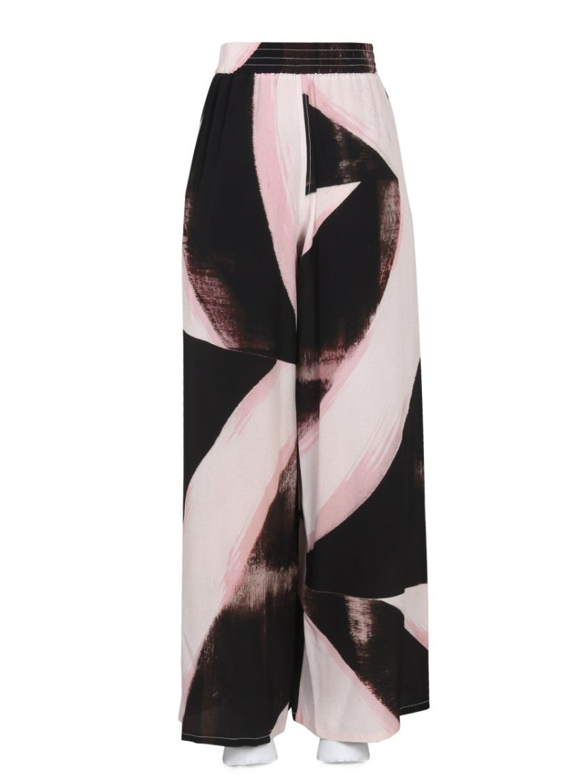 Alexander Mcqueen Brushstroke Graphic Pants