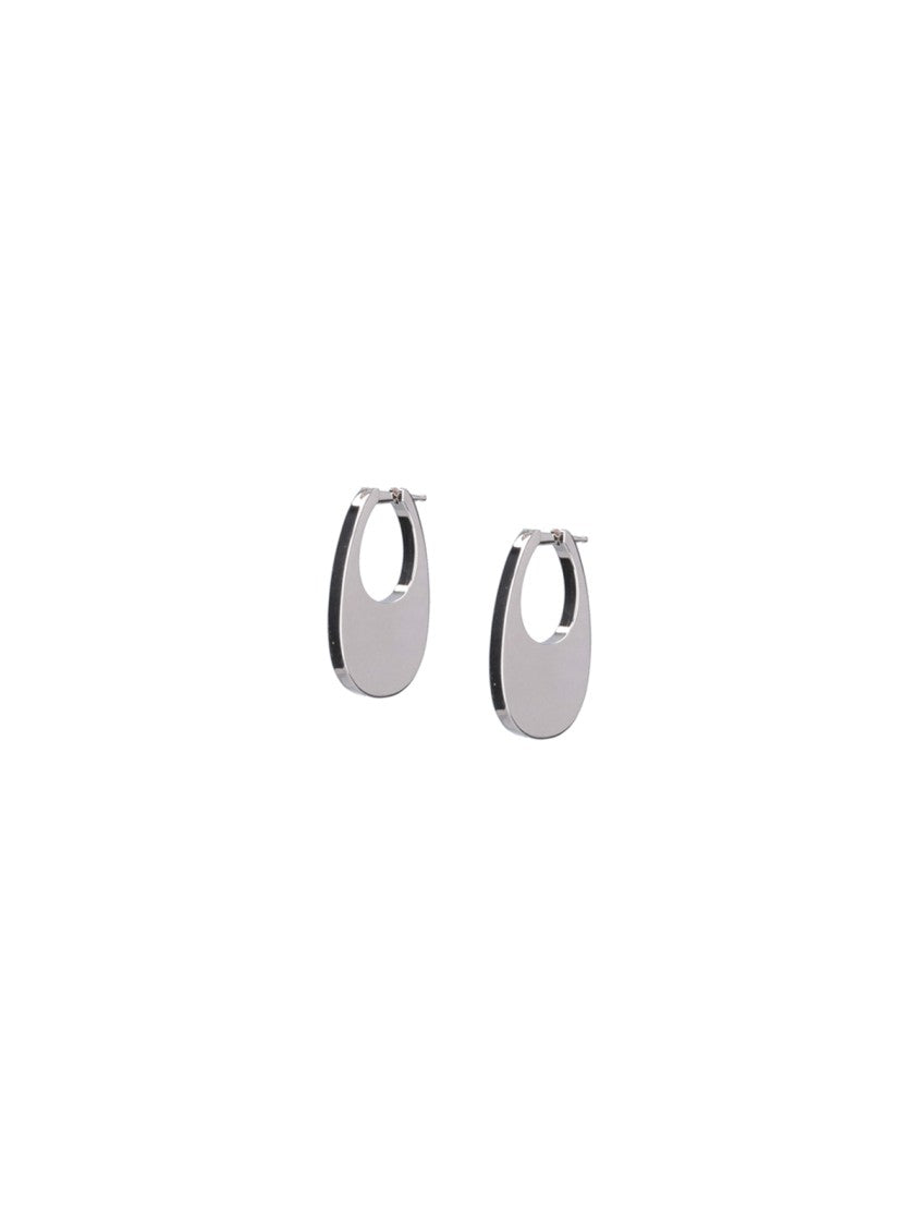 Coperni "Swipe" Medium Earrings – Silver
