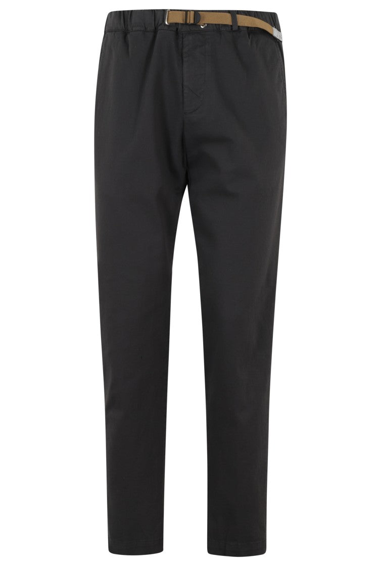 White Sand Tailored Fit Cotton Pants
