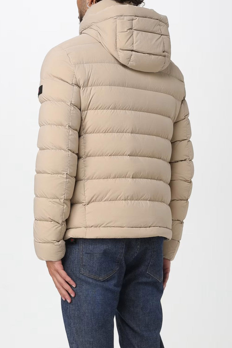 Peuterey Beige Nylon Quilted Down Jacket