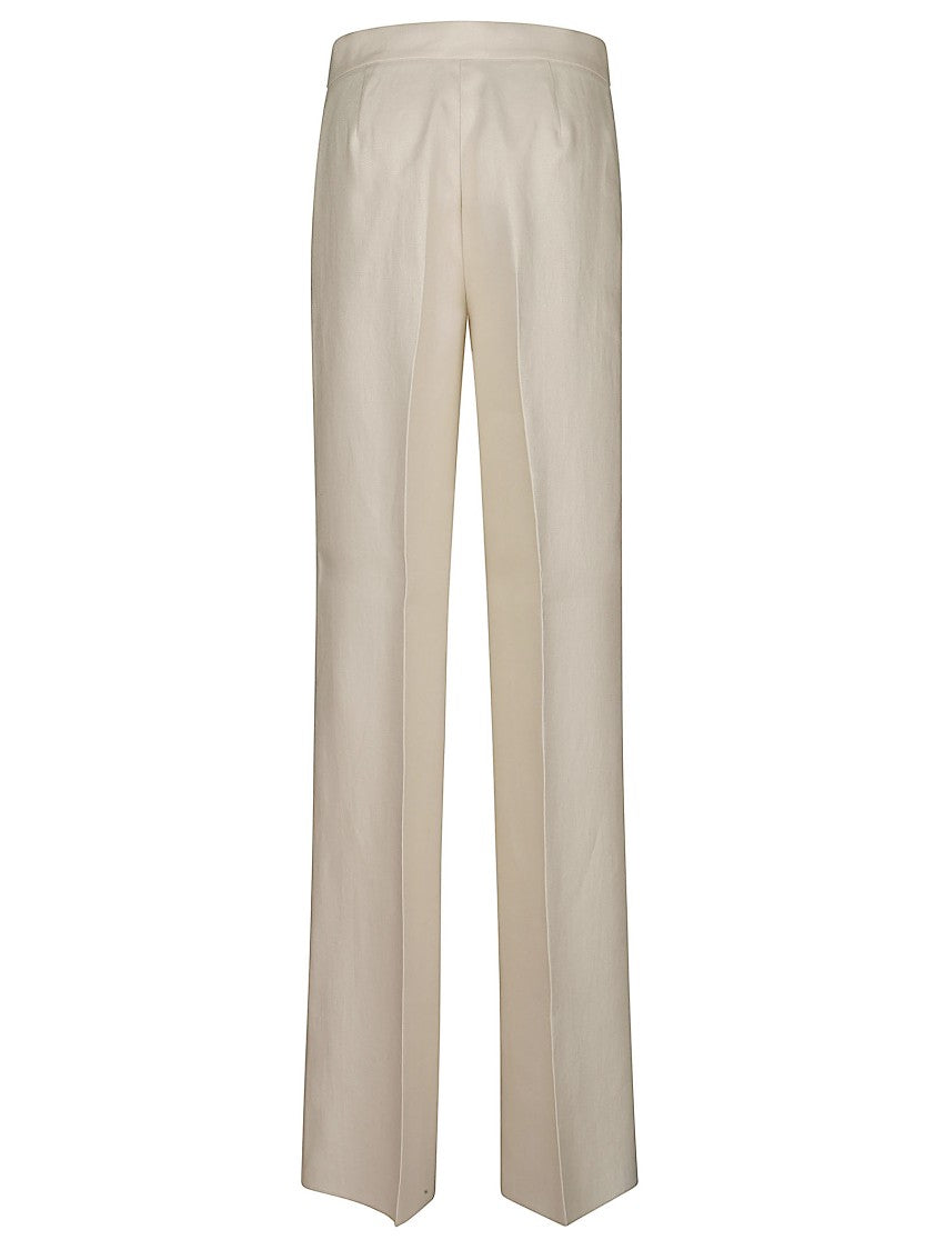 Max Mara Pure Lino Diagonale Wide Trousers