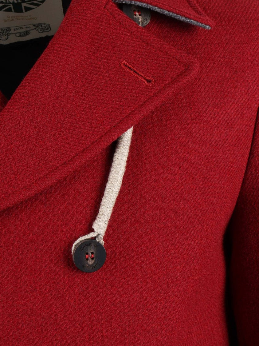 Camplin Island - S Double-Breasted Wool Coat