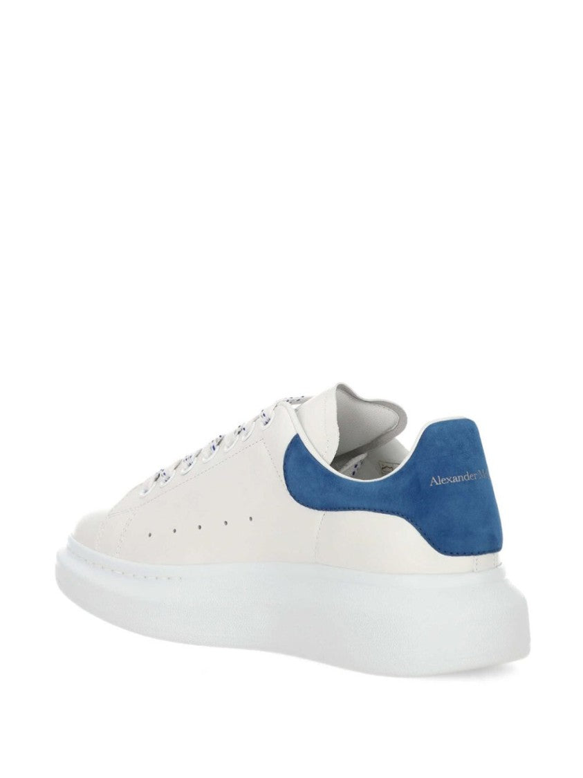 Alexander Mcqueen White Oversized Suede Accents Sneakers