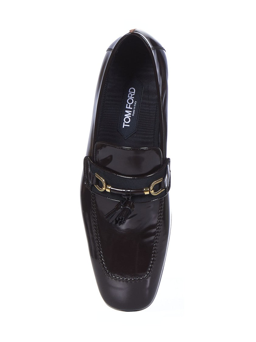 Tom Ford Brown Calfskin Leather Shoes