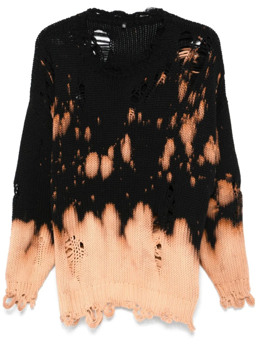 R13 Bleached Sweater