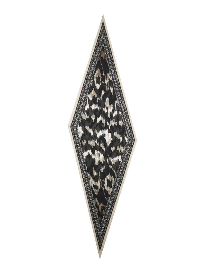 Pierre-Louis Mascia Aloeuw Model Pure Silk Artisan Triangle Scarf