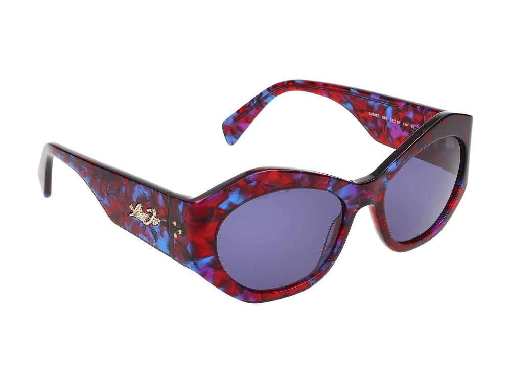 Liu Jo Sunglasses Lj786s 665 Red Blue Tortoise 54/18/135
