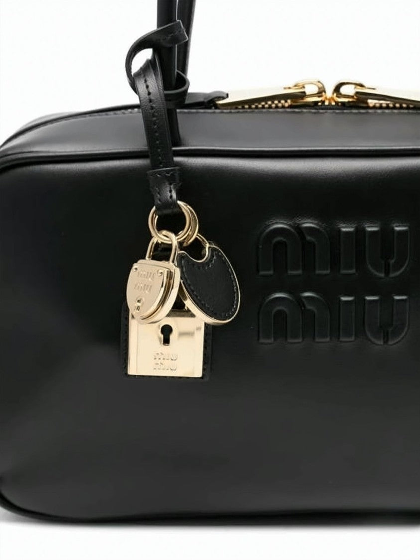 Miu Miu Rectangular Shoulder Bag With Dual Rounded Handles